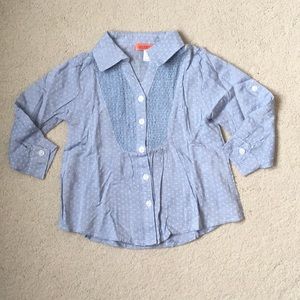 Girls Funkyberry Button Up Tunic Top NWOT 3T